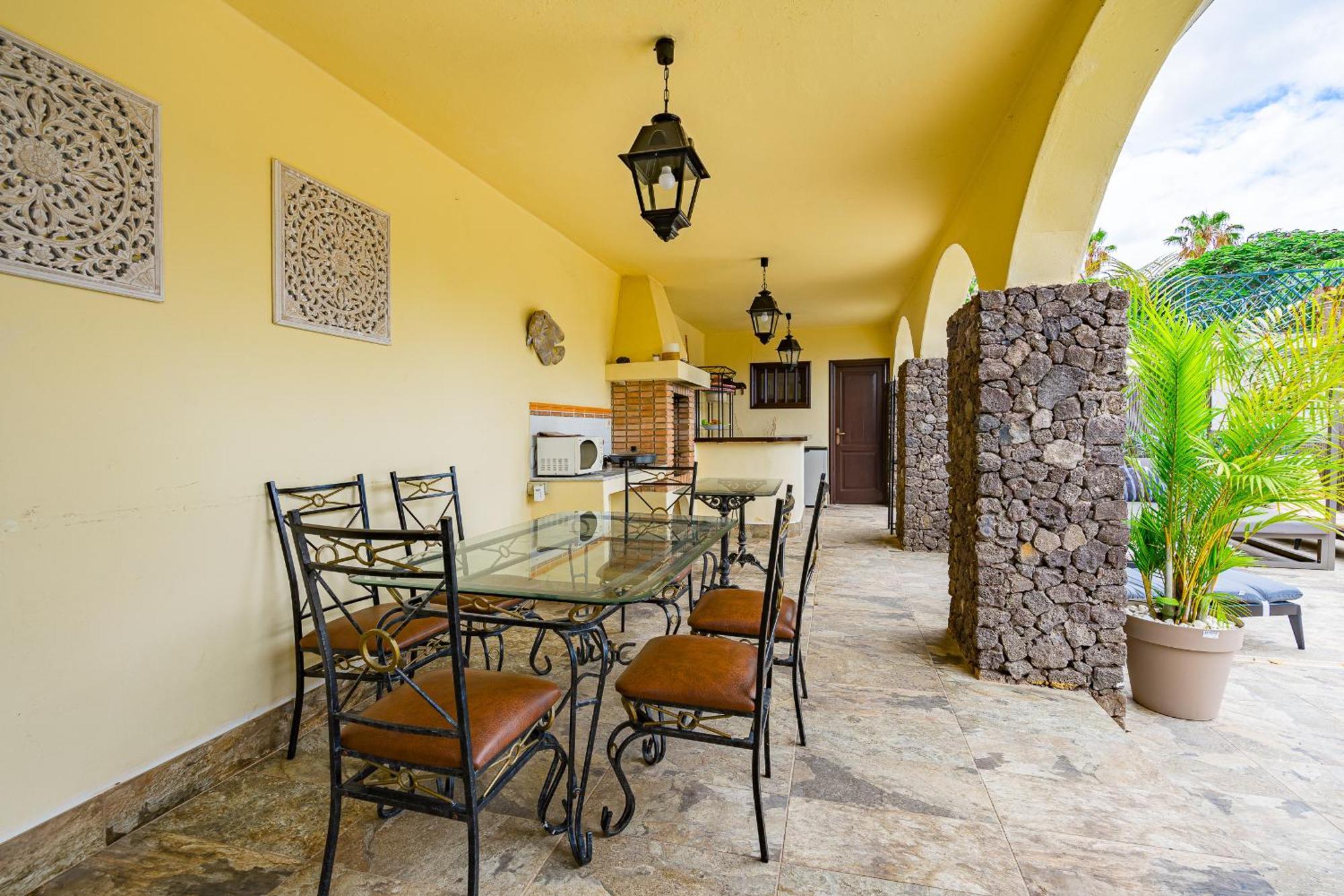 Villa Natali ,Luxury 3-Levels Large Villa On Tenerife, Ocean View, Private Poo L& Barbecue Area Адехе Екстериор снимка